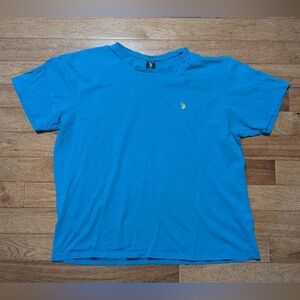 US Polo Assn Mens Blue T Shirt Size L